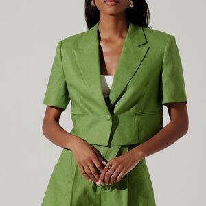 NWT ASTR linen blend blazer